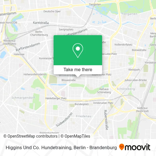 Higgins Und Co. Hundetraining map