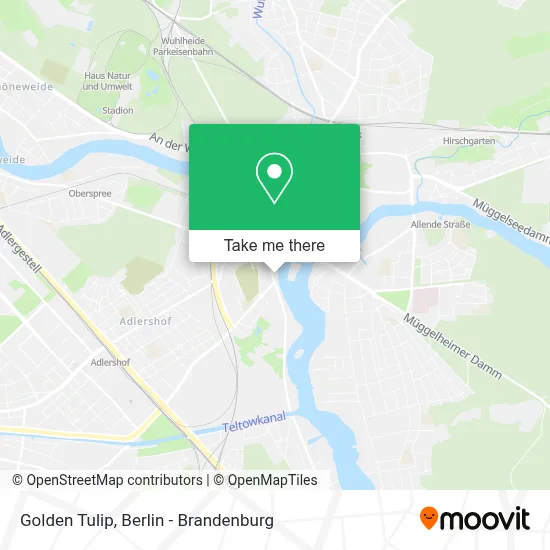 Golden Tulip map