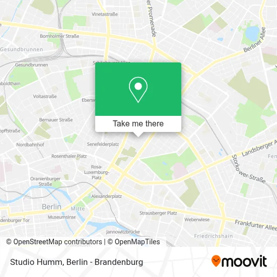 Studio Humm map