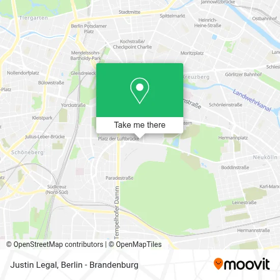 Justin Legal map