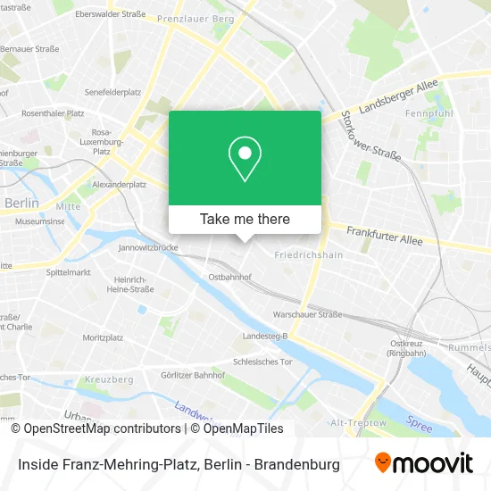 Inside Franz-Mehring-Platz map