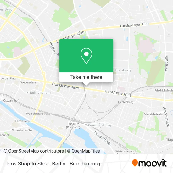 Iqos Shop-In-Shop map
