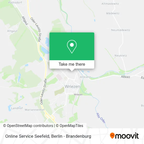 Online Service Seefeld map