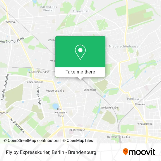 Fly by Expresskurier map