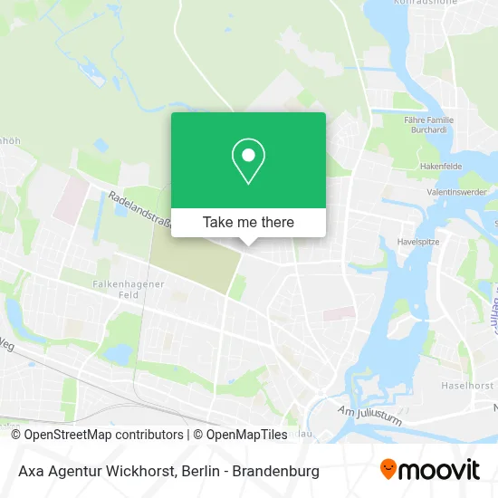 Axa Agentur Wickhorst map