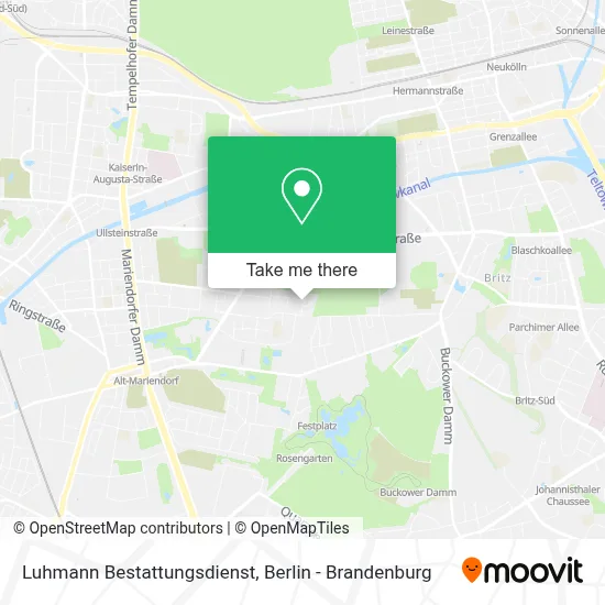 Luhmann Bestattungsdienst map