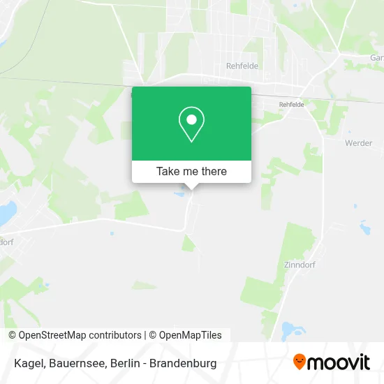 Kagel, Bauernsee map