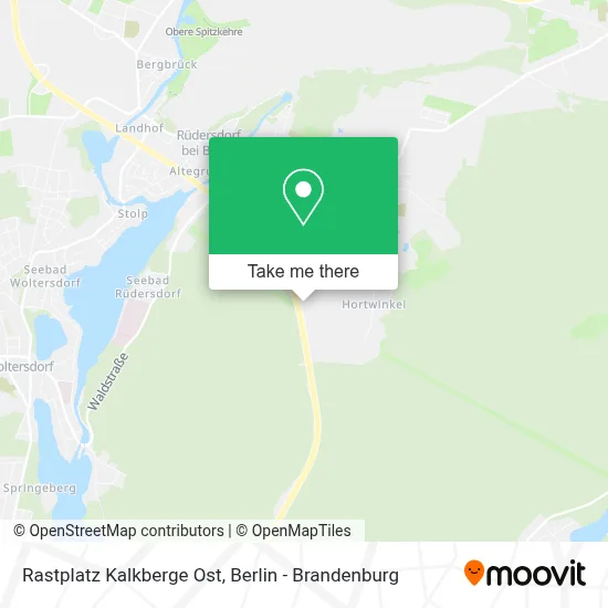 Rastplatz Kalkberge Ost map
