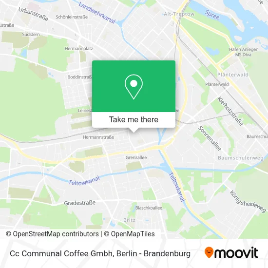 Cc Communal Coffee Gmbh map