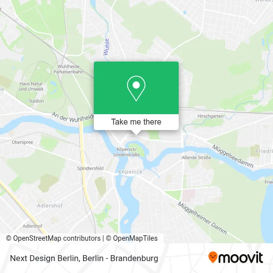 Next Design Berlin map