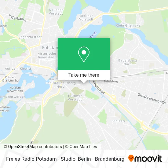 Freies Radio Potsdam - Studio map