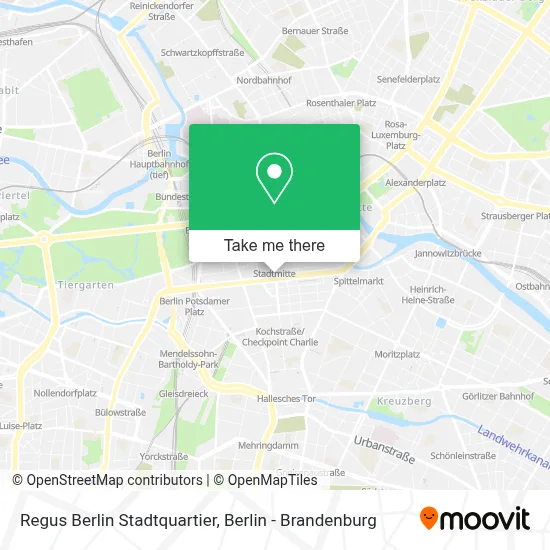 Regus Berlin Stadtquartier map