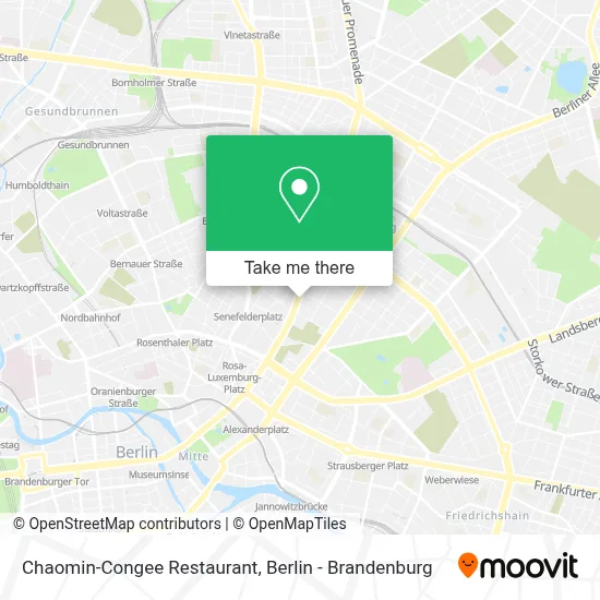 Chaomin-Congee Restaurant map