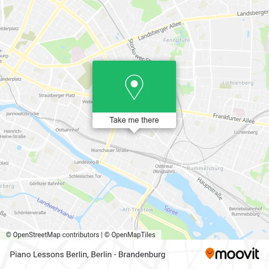 Piano Lessons Berlin map