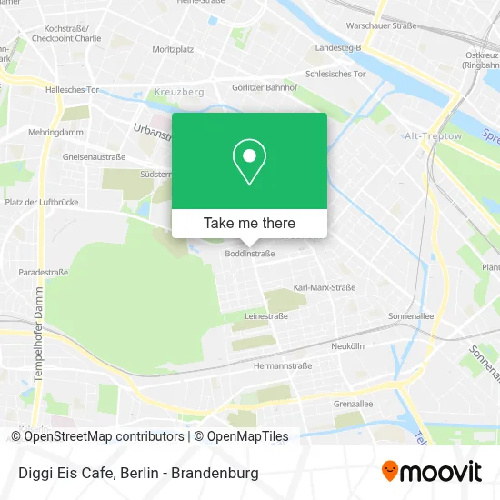 Diggi Eis Cafe map