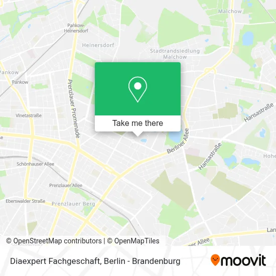 Diaexpert Fachgeschaft map