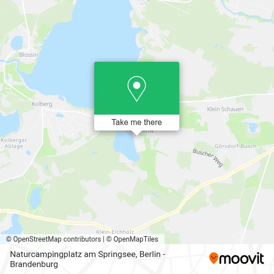 Naturcampingplatz am Springsee map