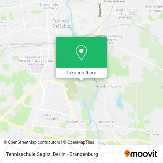 Tennisschule Sagitz map
