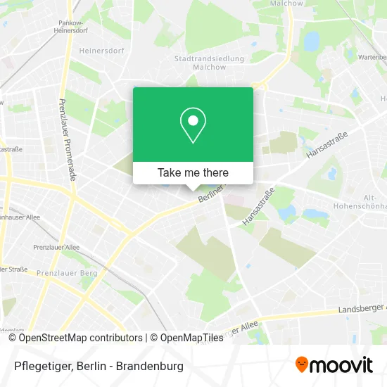 Pflegetiger map