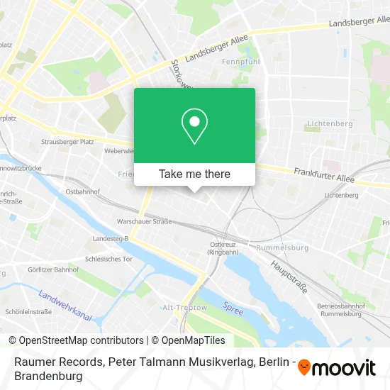 Raumer Records, Peter Talmann Musikverlag map
