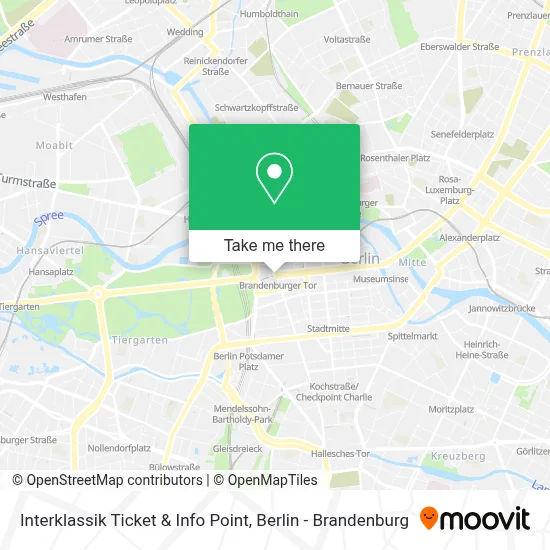 Interklassik Ticket & Info Point map