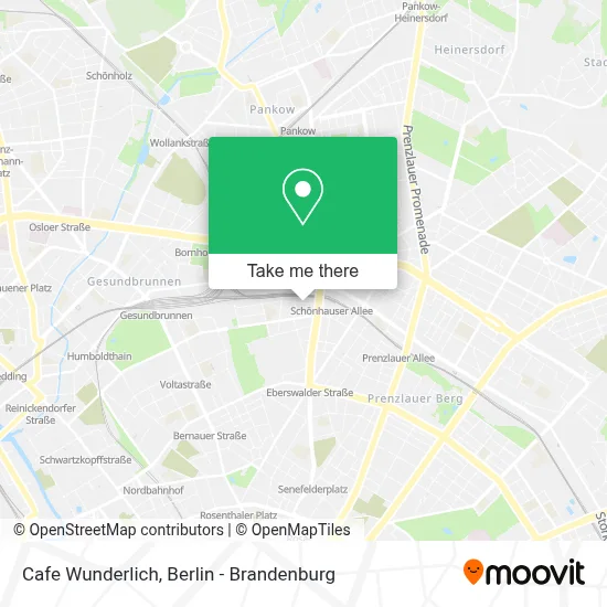 Cafe Wunderlich map