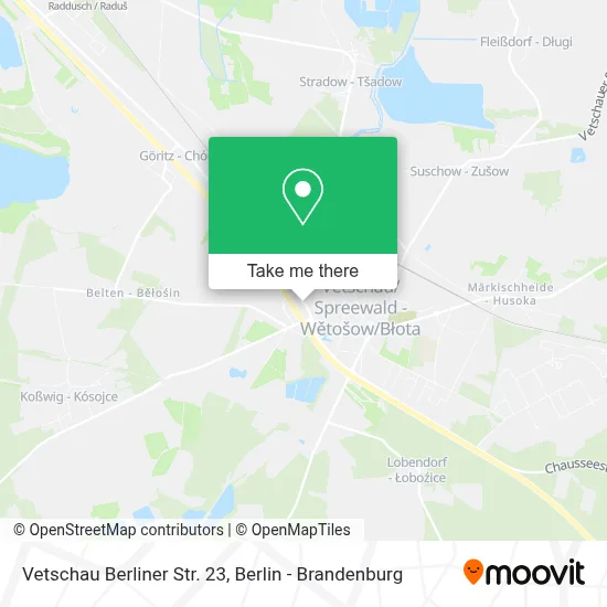 Vetschau Berliner Str. 23 map