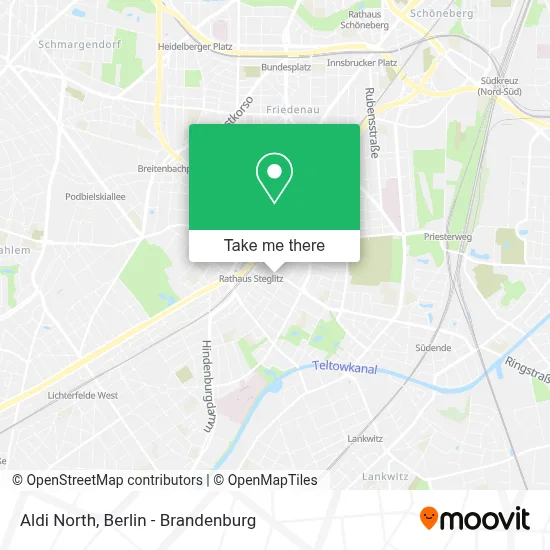 Aldi Nord map