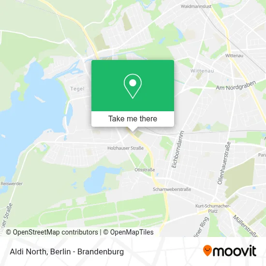Aldi Nord map