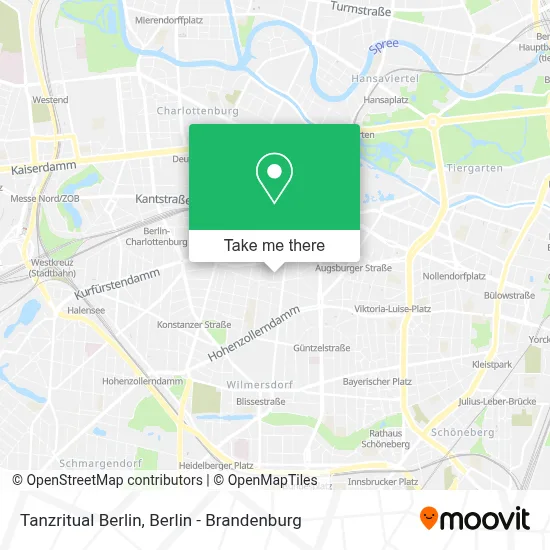 Tanzritual Berlin map