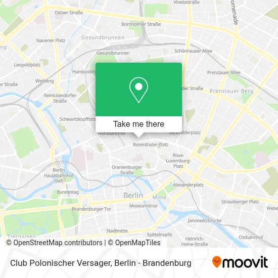 Club Polonischer Versager map