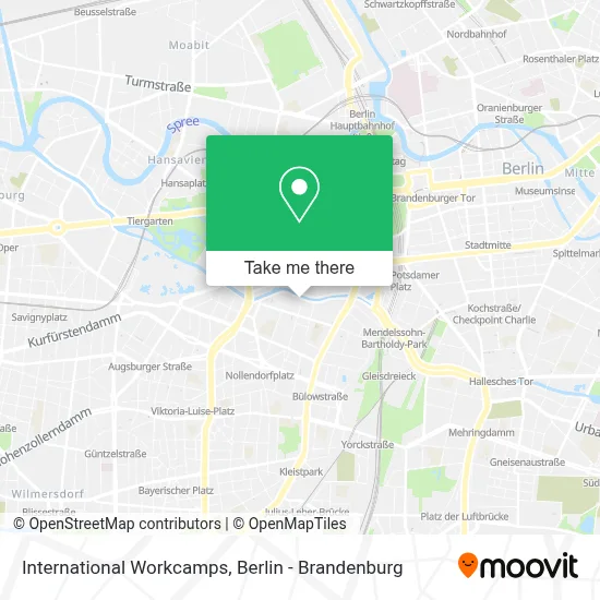 International Workcamps map