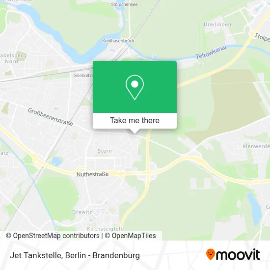 Jet Tankstelle map