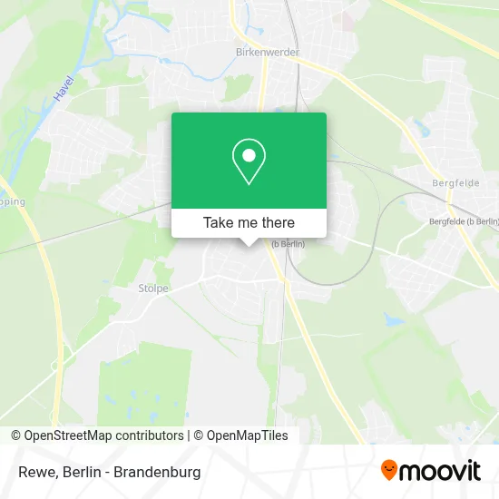 Rewe map