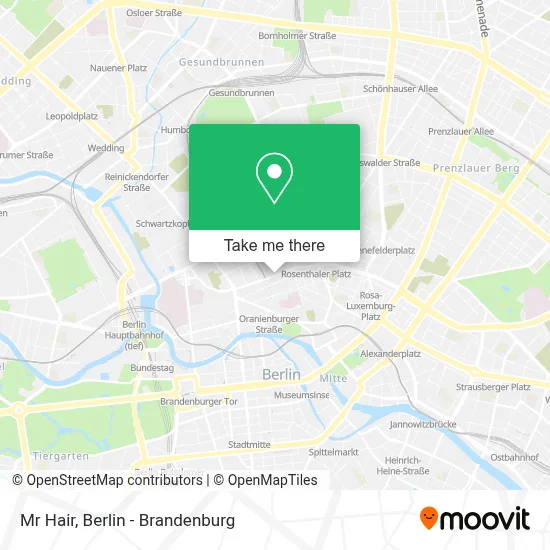 Mr Hair map