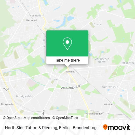 North Side Tattoo & Piercing map