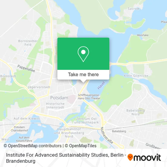 Institute For Advanced Sustainability Studies map