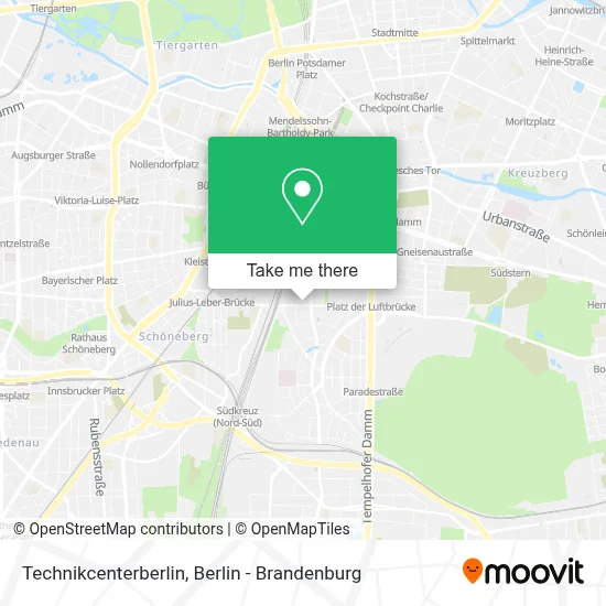 Technikcenterberlin map