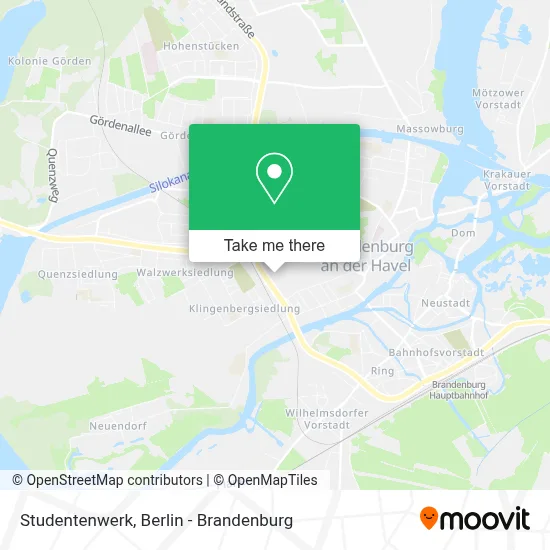 Studentenwerk map