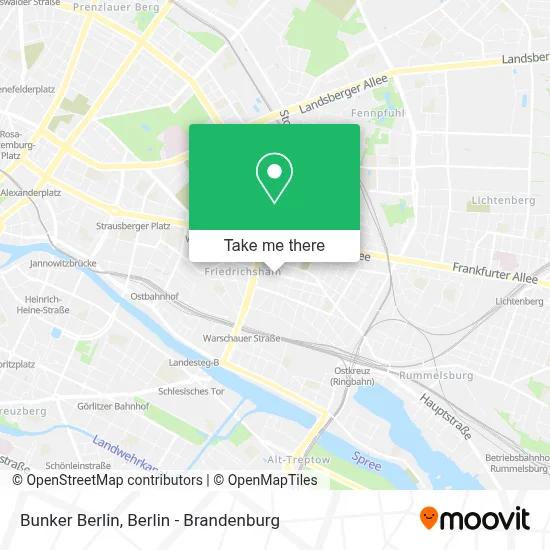 Bunker Berlin map
