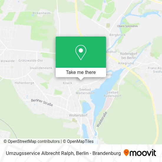 Umzugsservice Albrecht Ralph map