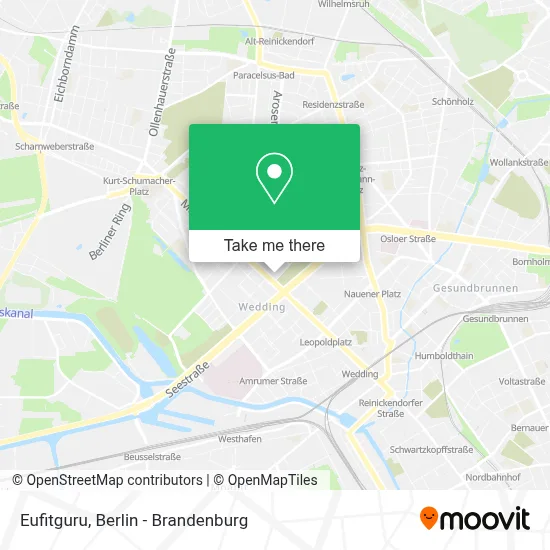 Eufitguru map