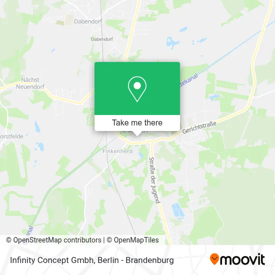 Infinity Concept Gmbh map