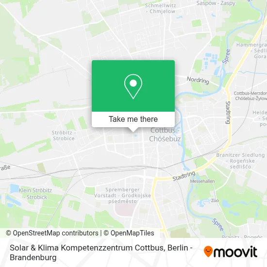 Solar & Klima Kompetenzzentrum Cottbus map