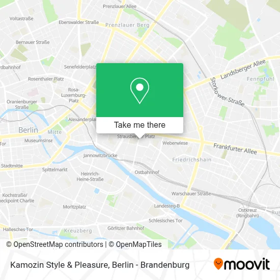 Kamozin Style & Pleasure map