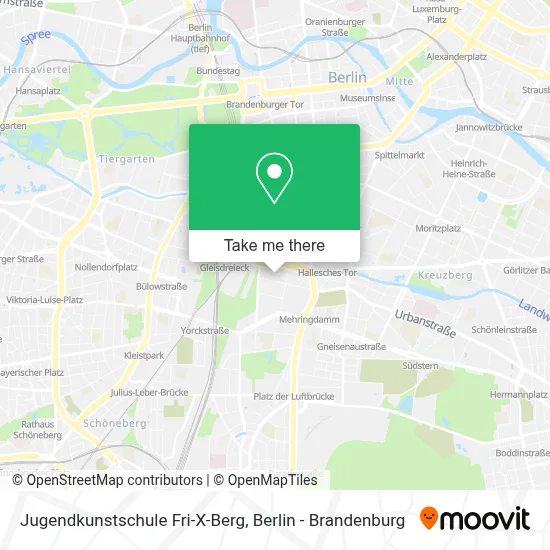 Jugendkunstschule Fri-X-Berg map