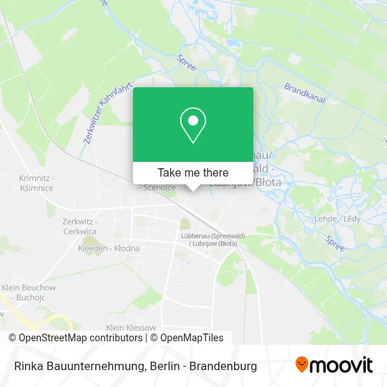 Rinka Bauunternehmung map