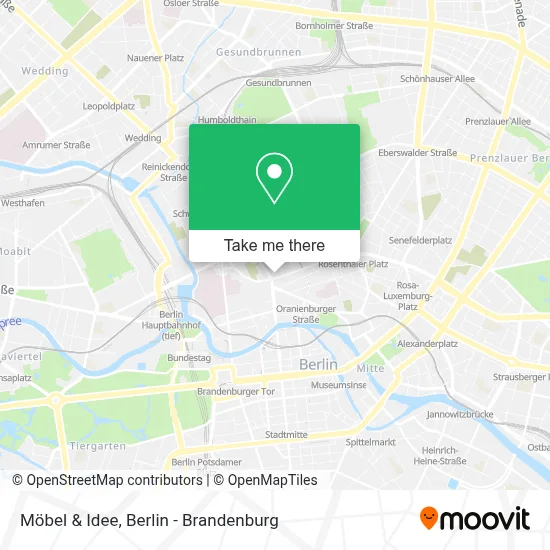 Möbel & Idee map
