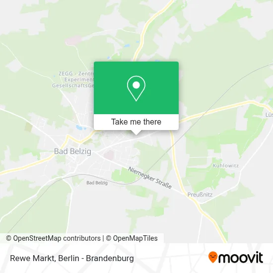 Rewe Markt map