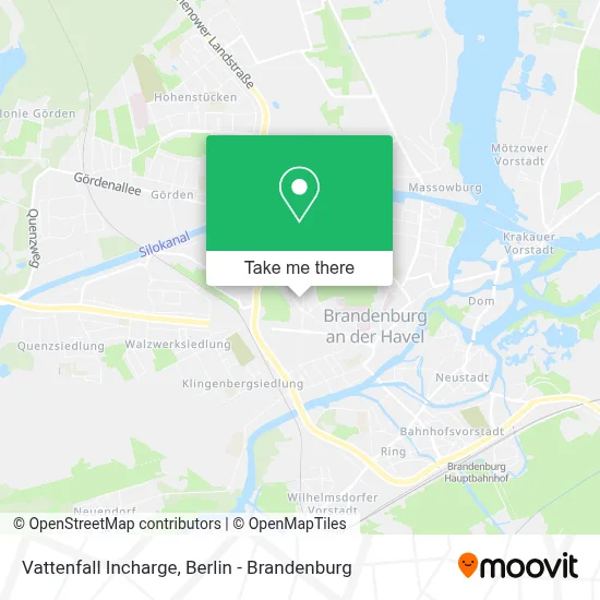 Vattenfall Incharge map